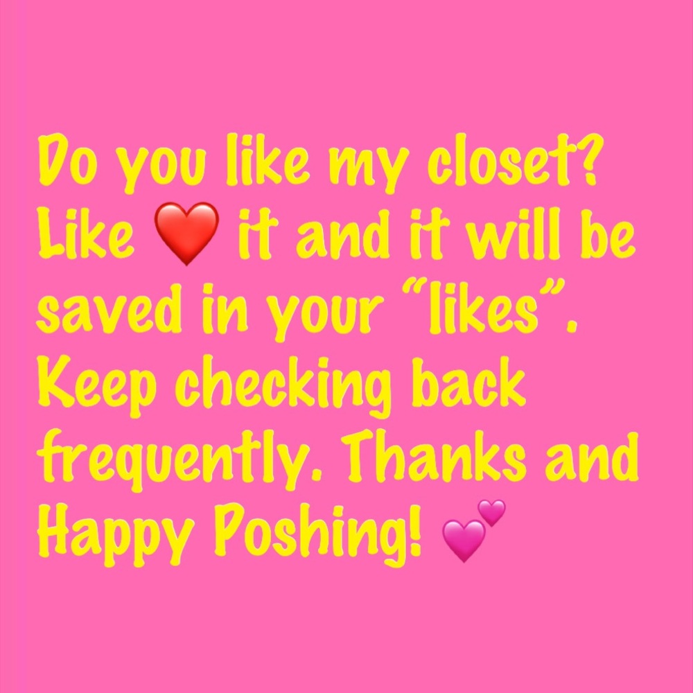 Save my closet as a “Like” ❤️